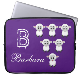 Housse Pour Ordinateur Portable Mouton à manches pour ordinateur portable violet