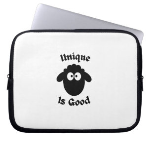 Housse Pour Ordinateur Portable mouton noir : Unique est bon