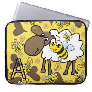 Housse Pour Ordinateur Portable Moutons à manches pour ordinateur portable Coeurs