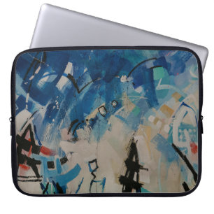 Housse Pour Ordinateur Portable Mur abstrait multicolore