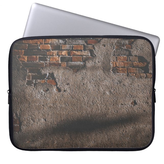 Housse Pour Ordinateur Portable Mur avec briques cassées (Devant)