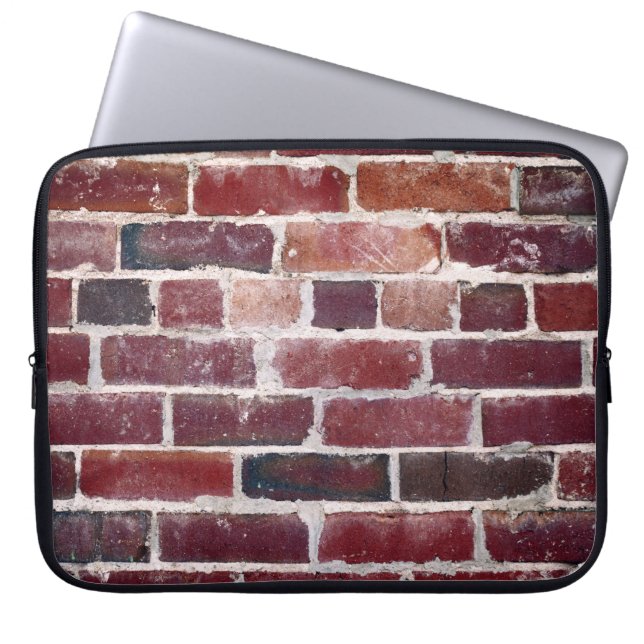 Housse Pour Ordinateur Portable Mur Brown en brique (Devant)