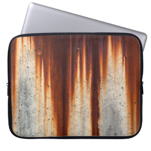 Housse Pour Ordinateur Portable Mur de grunge rouillé : Sabot texturé