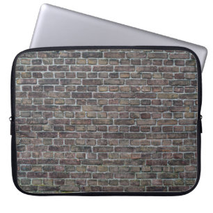 Housse Pour Ordinateur Portable Mur en brique vieux mur en brique foncée