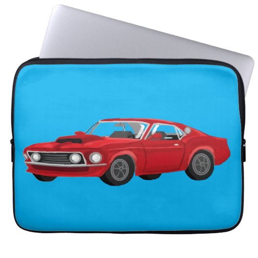 Housse Pour Ordinateur Portable Muscle car (Devant)