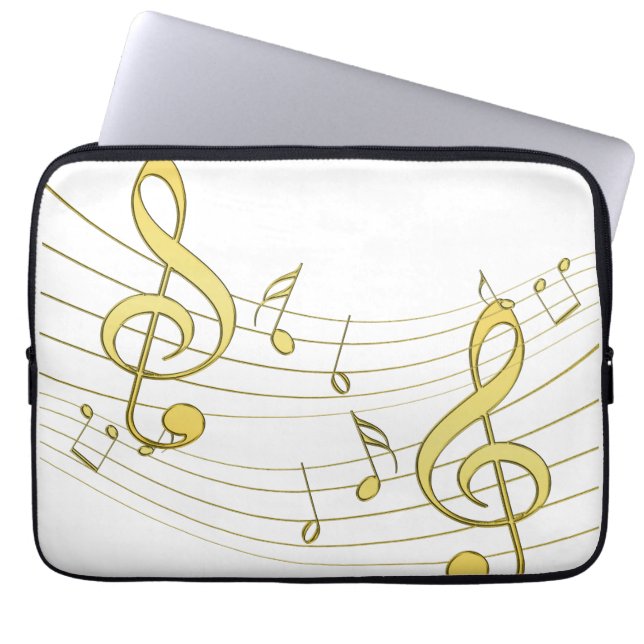 Housse Pour Ordinateur Portable Musical (Devant)