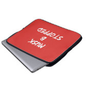 HOUSSE POUR ORDINATEUR PORTABLE MUSK B ARRÊTÉ (Devant bas)