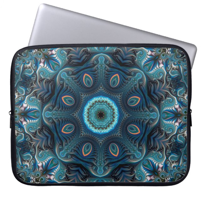 Housse Pour Ordinateur Portable Mysterious space mandala (Devant)