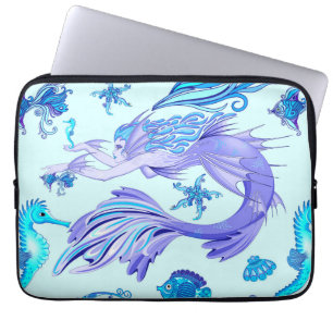 Housse Pour Ordinateur Portable Mystic Fairy Purple Créature Carreaux en céramique