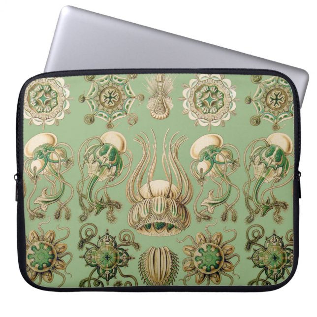 Housse Pour Ordinateur Portable Narcomedusae d'Ernst Haeckel (Devant)