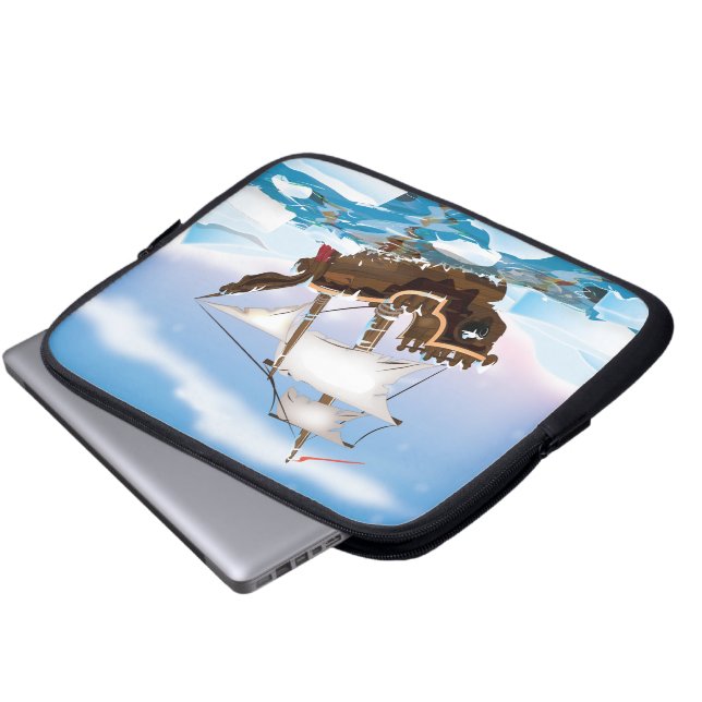 Housse Pour Ordinateur Portable Navire de brise-glace (Devant bas)