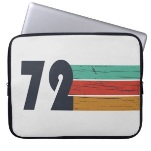 Housse Pour Ordinateur Portable né en 1972 cadeau d'anniversaire vintage
