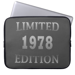 Housse Pour Ordinateur Portable Né en 1978 cadeau d'anniversaire