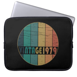 Housse Pour Ordinateur Portable né en 1979 anniversaire vintage