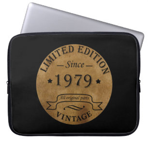 Housse Pour Ordinateur Portable Né en 1979 anniversaire vintage