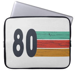 Housse Pour Ordinateur Portable Né en 1980 cadeau d'anniversaire vintage