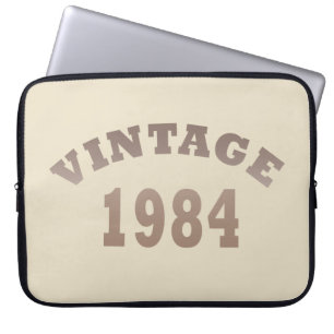 Housse Pour Ordinateur Portable Né en 1984 anniversaire vintage