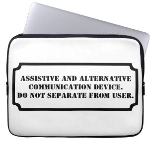 Housse Pour Ordinateur Portable Ne pas enlever AAC noir