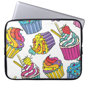 Housse Pour Ordinateur Portable Neon Cakes : Pop Art Motif.