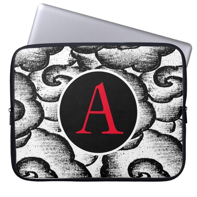 Housse Pour Ordinateur Portable NEOPRENE SLEEVE JAPONAIS CLOUD MOTIF do-it-yoursel (Devant)