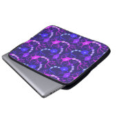 Housse Pour Ordinateur Portable Neurones connectés Neon Purple (Devant bas)