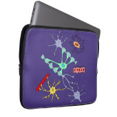 Housse Pour Ordinateur Portable Neurones et glie (Devant droit)