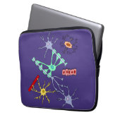 Housse Pour Ordinateur Portable Neurones et glie (devant gauche)