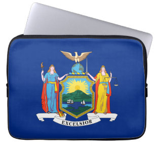 Housse Pour Ordinateur Portable New York : The Empire State, Home Big Apple Flag