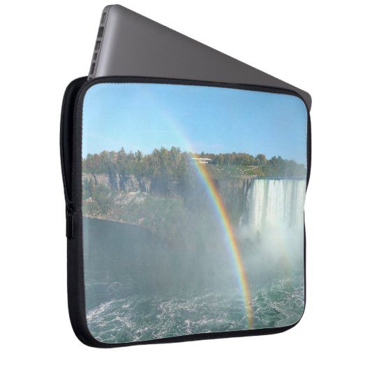 Housse Pour Ordinateur Portable Niagara Falls Rainbow (Devant droit)