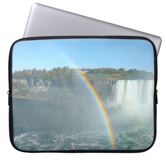 Housse Pour Ordinateur Portable Niagara Falls Rainbow (Devant)