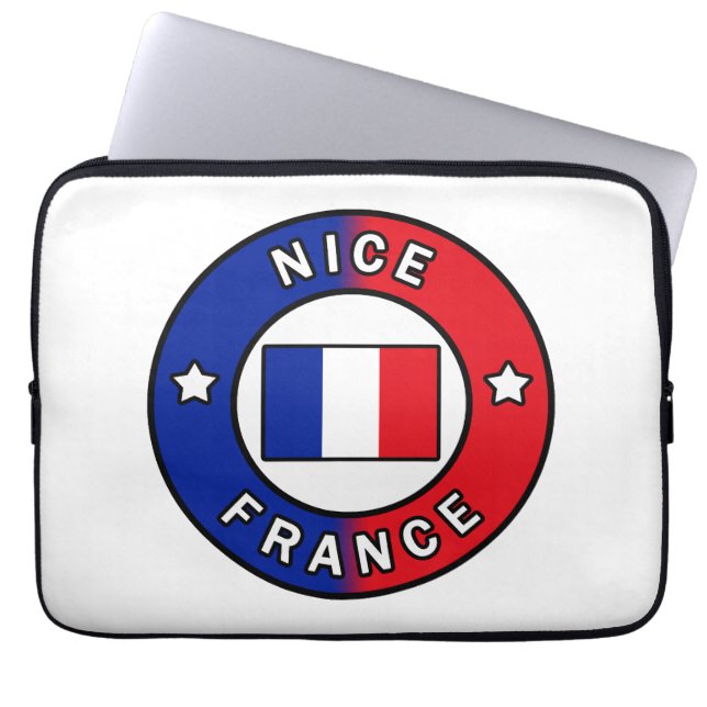 Housse Pour Ordinateur Portable Nice France (Devant)