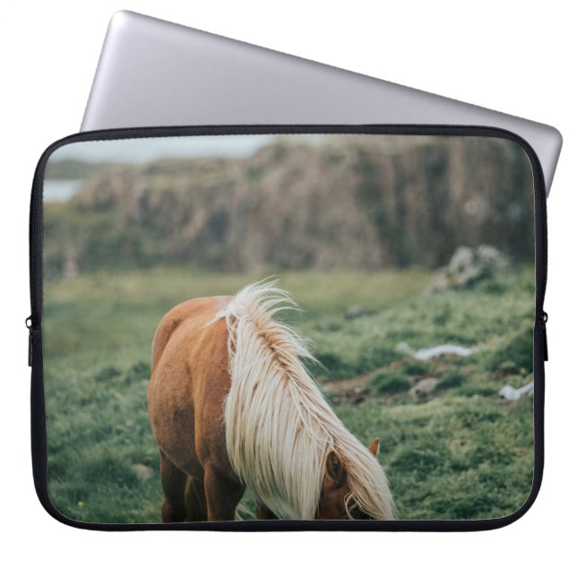 HOUSSE POUR ORDINATEUR PORTABLE NICE HORSE (Devant)