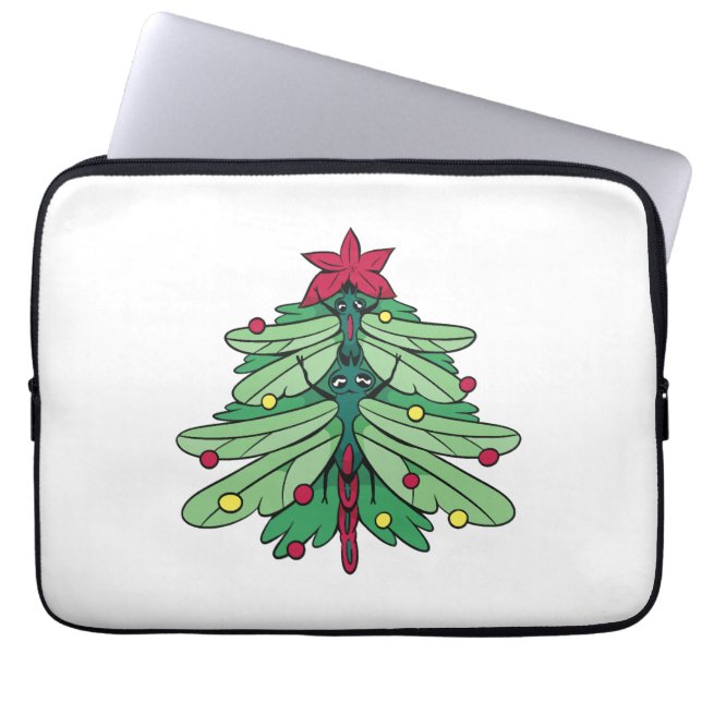 Housse Pour Ordinateur Portable Noël des libellules (Devant)