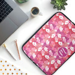 Housse Pour Ordinateur Portable Noël d'hiver Mittens Motif en rose<br><div class="desc">Ce design motif de nouveauté présente des mitaines dessinées à la main avec des motifs griffés uniques sur chaque mitaine, parfait pour la saison hivernale fraîche. Chaque mignonne adorable a des flocons de neige, des coeurs, des rayures festives, des cordes et des poms de pom ou des empreintes pétales, et...</div>