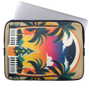 Housse Pour Ordinateur Portable Noël tropical