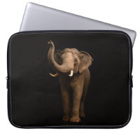 Housse pour ordinateur portable Noir 4 Luxe, Éléfa