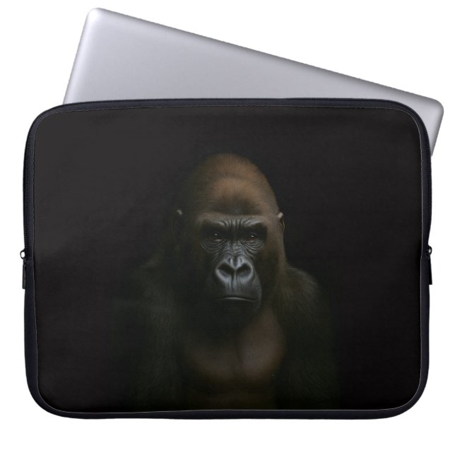 Housse pour ordinateur portable Noir 4 Luxe, Goril (Devant)