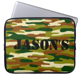 Housse Pour Ordinateur Portable Nom de coutume de camouflage