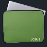 Housse Pour Ordinateur Portable Nom de la couleur verte Loerie<br><div class="desc">Nom de la couleur verte Loerie</div>