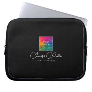 Housse Pour Ordinateur Portable Nom du logo ou de la typographie d'image de téléch