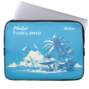 Housse Pour Ordinateur Portable Nom et texte personnalisés Phuket Thaïlande