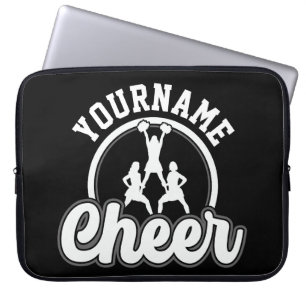 Housse Pour Ordinateur Portable NOM personnalisé Cheer Team Varsity Pom-pom girl
