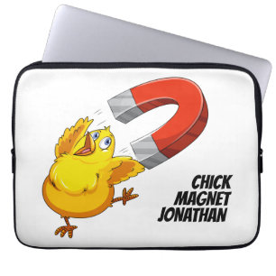 Housse Pour Ordinateur Portable Nom personnalisé Chick Magnet