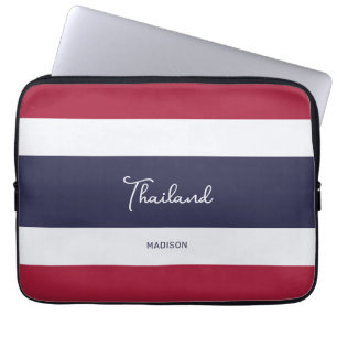 Housse Pour Ordinateur Portable Nom personnalisé Couleurs Thaïlande