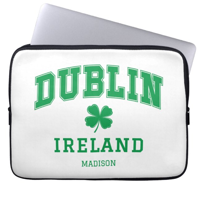 Housse Pour Ordinateur Portable Nom personnalisé Dublin Irlande (Devant)