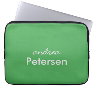 Housse Pour Ordinateur Portable Nom personnalisé tendance moderne minimaliste
