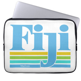 Housse Pour Ordinateur Portable Nom personnalisé / Texte Fiji