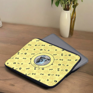 Housse Pour Ordinateur Portable Nom Photo Personnalisé Sunshine Black Patrouilles