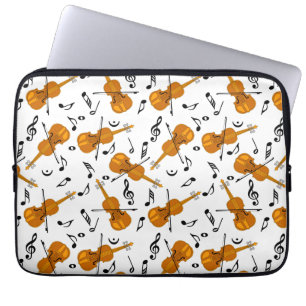 Housse Pour Ordinateur Portable Notes de musique violon