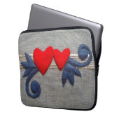 Housse Pour Ordinateur Portable Notes musicales (devant gauche)